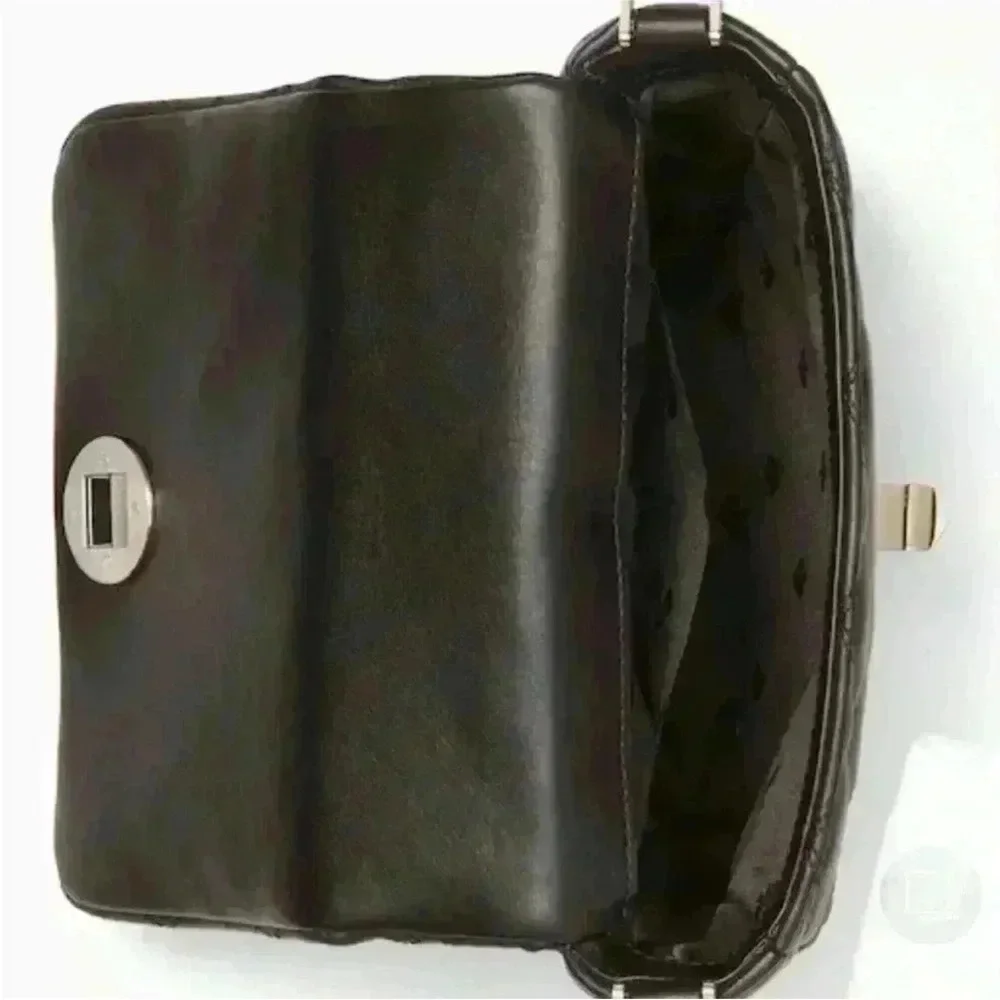 Kate Spade Natalia Quilted Leather Square Crossbody in Black NWT
